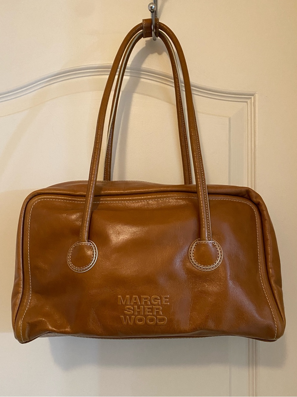 Like New Marge Sherwood brown Soft Boston bag - Picture 2 of 12